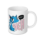 Meh Cat Cartoon Graphic Design Mug product